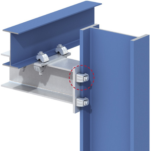 LINDAPTER® clamp Type AAF M16 Hot-dip galvanized