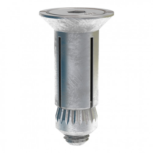 Hollo-Bolt LINDAPTER® Type HB FlushFit M10 Tool Zinc-plated white