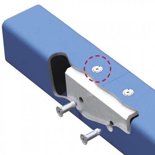 Hollo-Bolt LINDAPTER® Type HB FlushFit M10 Tool Zinc-plated white