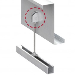M10 Lindapter Webfix Purlin Fixing Zinc-plated white LINDAPTER®