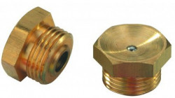 LUB type hexagonal grease nipple Brass DIN 3405
