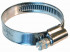 Stamped band clamp width 12mm Ø120 to 140mm stainless steel 316