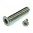 6-lobe countersunk metal screws ISO 7046 M2.5 X 0.45 X 6mm stainless steel A2