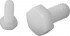 Fully threaded hexagonal head screw DIN 933 M6 X 1.00 X 10mm nylon