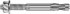 Ring anchor stud B 8mm X 10mm X 75mm stainless steel A4