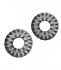 Flat washer with overlapping internal teeth