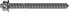 Threaded rod for MKT® galvanized steel chemical anchor 12mm X 95mm X 220mm