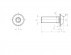 M8 X 1.25 X 50mm cl 10.9 HOLO-KROME® hexagon socket head cap screw