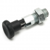 THREADED INDEXING PIN WITH STAINLESS STEEL RING + LOCKING NUT REF W794-J0401 CIN