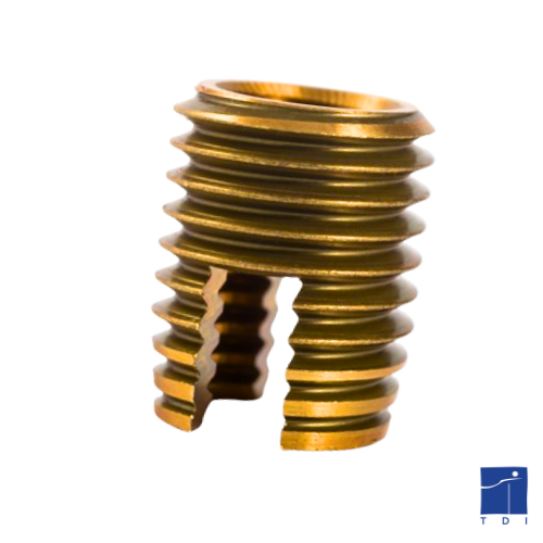 302 M5 X 0.80 brass ENSAT® self-tapping socket