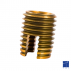 302 M5 X 0.80 brass ENSAT® self-tapping socket