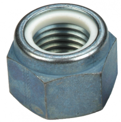 Self-locking hexagonal nut (non-metallic ring) Type P Normal height NFE 25409 NYLSTOP® steel