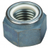 Self-locking hexagonal nut (non-metallic ring) M10 X 1.25 steel cl.8 Zinc nickel grey NYLSTOP® fine pitch