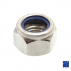 Self-locking hexagonal nut (non-metallic ring) with fine pitch M16 X 1.50 steel cl.10 Zinc nickel NYLSTOP®