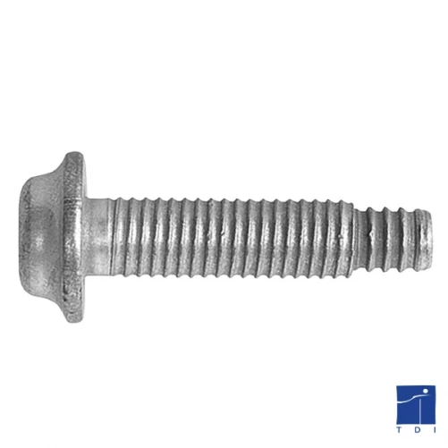 CURVED-HEAD STRUCTURAL RIVET WITH BASE 12 THICKNESS TO BE CRIMPED 35 TO 45 STEEL LAMELLAR COATING