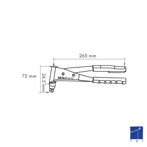 BM-85 BRALO © HAND RIVET GUN
