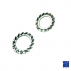 Washer with overlapping external teeth «&nbsp;flat form&nbsp;» DIN 6798A 4mm white zinc-plated steel