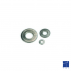 Taper lock washer CS symbol medium NFE 25511 6mm white zinc plated steel CONTACT® symbol