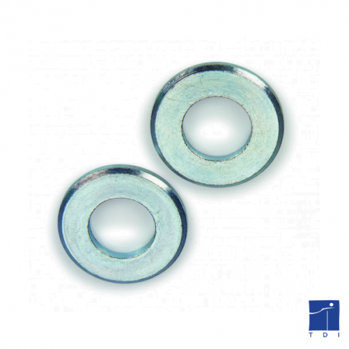 Flat washer_ normal series 'M' NFE 25513 10mm steel 160HV zinc nickel grey