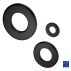 Large series 'L' flat washer NFE 25513 8mm steel 100HV black nickel zinc reinforced