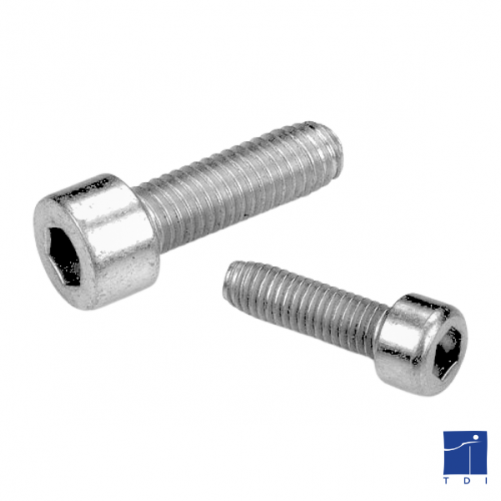 Hexagon socket machine screws DIN 7500E M8 X 1.25 X 40mm Case-hardened steel, white zinc plated