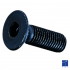 Hexagon socket countersunk head screw ISO 10642 M4 X 0.70 X 18 mm cl.12.9 zinc-plated white HOLO-KROME®
