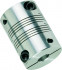 Reinforced flexible coupling 10x12x30x45 aluminum