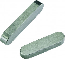 Parallel round-ended keys DIN 6885A