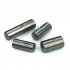 Progressive spline pin reversed on half length ISO 8741 2mm X 10mm steel S250