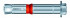 MKT® safety bolt SZ-S 24mm X 20mm X 150mm zinc-plated steel