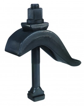 Powerful long adjustable clamp n°2807 21mm X 175mm forged, heat-treated and tempered steel