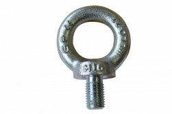 DIN 580 White zinc-plated steel