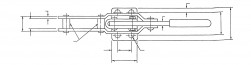 Horizontal hook clamp