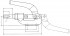 SL 250 sliding-rod horizontal suspension clamp, KAKUTA® steel
