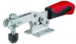 Drawn clamp with open support arm and horizontal base N°6830 AMF