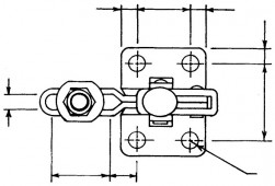 HV low-series vertical-handle shot clamp