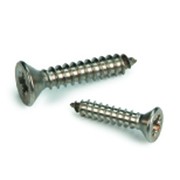 Pozidrive countersunk-head tapping screw DIN 7982 M2.9 X n°4 X 13mm Stainless steel A2