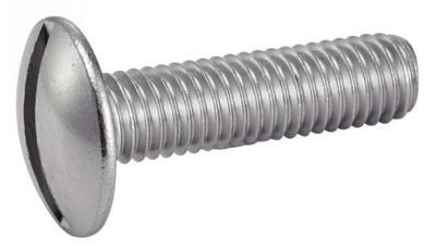 Metal screws round head wide Poêlier"fendue"RLS" NFE 25129 M8 X 1.25 X 20mm inox A2