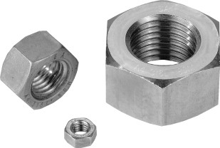 Hexagonal nut HU ISO 4032 M12 X 1.75 inox 316L Mo+80 KG BUMAX 88
