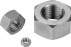 Hex nut HU ISO 4032 M3 X 0.50 stainless steel A4-80