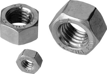 Hex nut ANSI B.18.2 7/8NC - 9 threads 316L 80 BUMAX 88® stainless steel