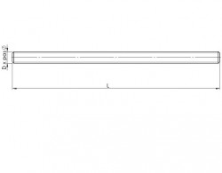 Stainless steel threaded rods