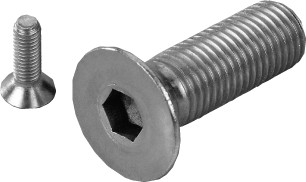 ISO 10642 M6 X 1.00 X 30/30mm stainless steel 316L80 BUMAX 88® hexagon socket countersunk head screw