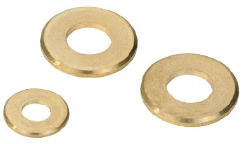 Flat washer_ normal series 'M' NFE 27611 10mm brass