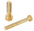Partially threaded hexagonal head screw DIN 931 M10 X 1.50 X 100mm brass
