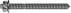 Threaded rod for MKT® galvanized steel chemical anchor 12mm X 35mm X 160mm