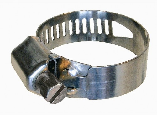 Openwork band clamp width 14mm Ø137 to 157mm stainless steel 304