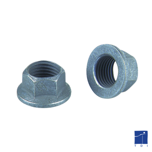 PH105/MJ M6 X 1.00 stainless steel 1100 MPa silver plated 5µm SIMLOC® self-locking all-metal hex nut