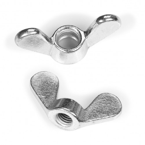 Wing nut DIN 315 M8 X 1.25 malleable cast iron, zinc-plated