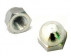 Cap nut M10 X 1.50 white zinc-plated steel